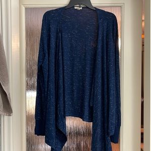 Navy wrap cardigan
